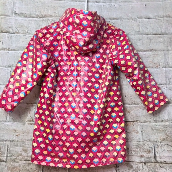 Pluie Pluie Raincoat Lined Sz 4 Snap Front - Picture 3 of 6